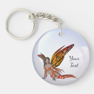 Porte-clefs Créez Votre Propre Fée Papillon Personnalisée