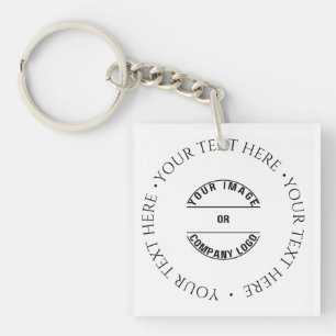 Porte-clefs Créez votre propre modèle personnalisé vierge