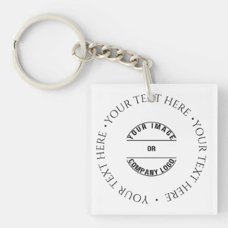 Porte-clefs Créez votre propre modèle personnalisé vierge