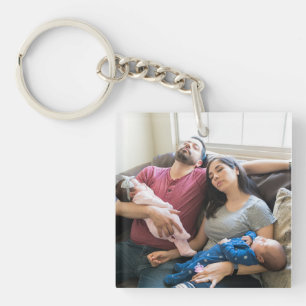 Porte-clefs Créez Votre Propre Photo Custom Pic DIY Famille