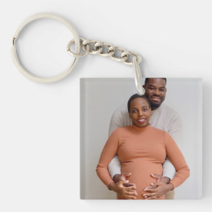 Porte-clefs Créez Votre Propre Photo Image Personnalisée