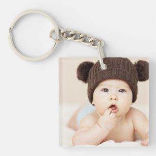 Porte-clefs Créez Votre Propre Photo Moderne Enfants Enfants P