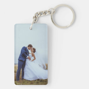Porte-clefs Créez Votre Propre Photo Moderne Personnalisée