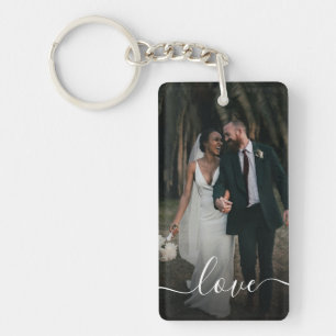Porte-clefs Créez Votre Propre Photo Personnalisée de Mariage