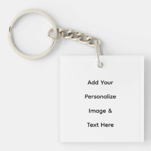 Porte-clefs créez votre propre texte personnalisé personnalise