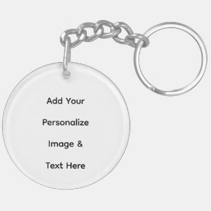 Porte-clefs créez votre propre texte personnalisé personnalise