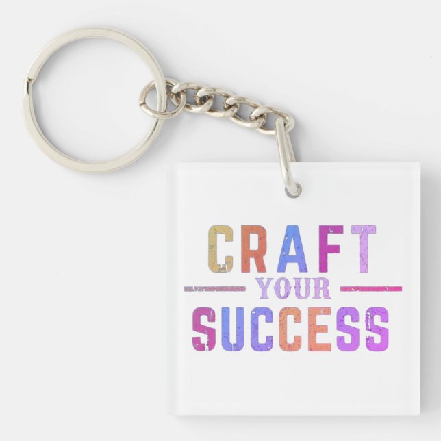 Porte-clefs Créez votre succès  (Devant)