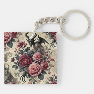 Porte-clefs Crématoire Rose 🔥 - Victorien gothique