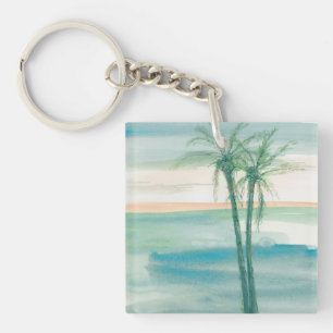 Porte-clefs Crépuscule paisible tropical