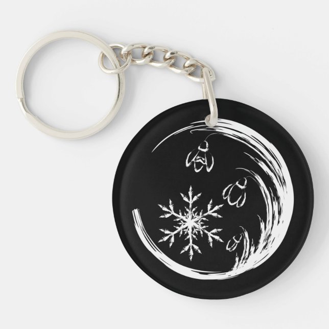 Porte-clefs Crest d'hiver (Devant)