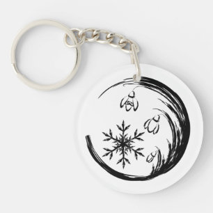 Porte-clefs Crest d'hiver