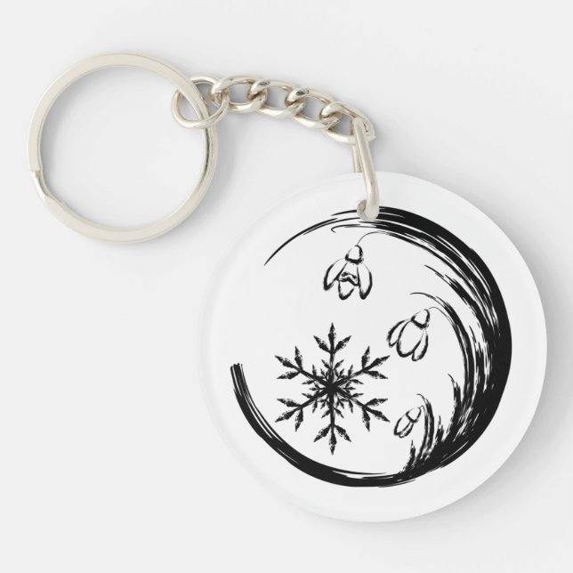 Porte-clefs Crest d'hiver (Devant)