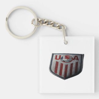 Porte-clefs Crest USA avec ballon de football