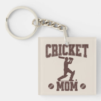 Porte-clefs Cricket Maman Sports Amateur Cricket Lover Mère