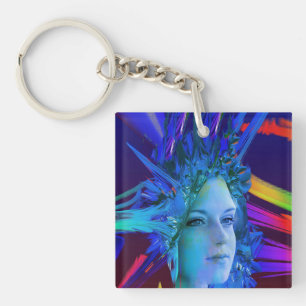 Porte-clefs Cristal spatial
