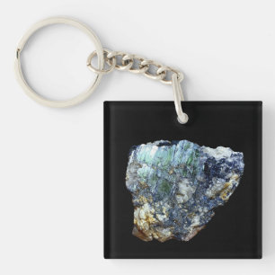 Porte-clefs Cristal Vivianite Vert