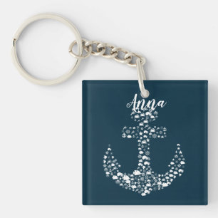 Porte-clefs Critère de mer Ancre nautique / littoral
