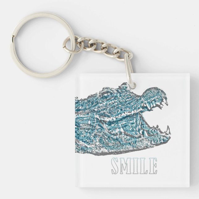 Porte-clefs Crocodile du sourire (Devant)