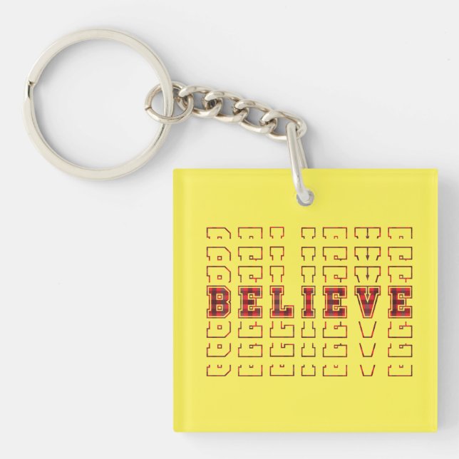 Porte-clefs Croire - Designs de Noël (Devant)