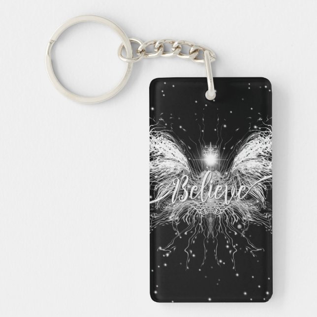 Porte-clefs Croire Fairy Starlight Imaginaire noir (Devant)