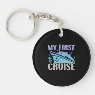 Porte-clefs Croisière Ma Première Croisière 2024 Famille Vacat