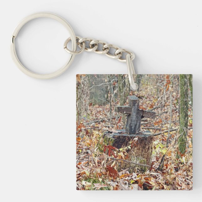 Porte-clefs Croix dans les bois (Devant)
