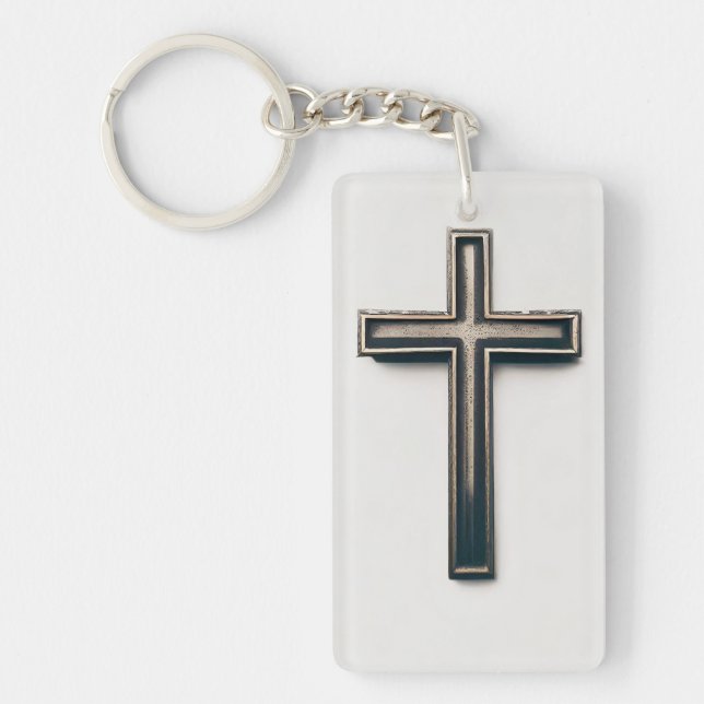 Porte-clefs Croix religieuse (Devant)