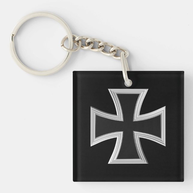 Porte-clefs Croix teutonique (Devant)