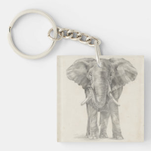 Porte-clefs Croquis d'éléphant