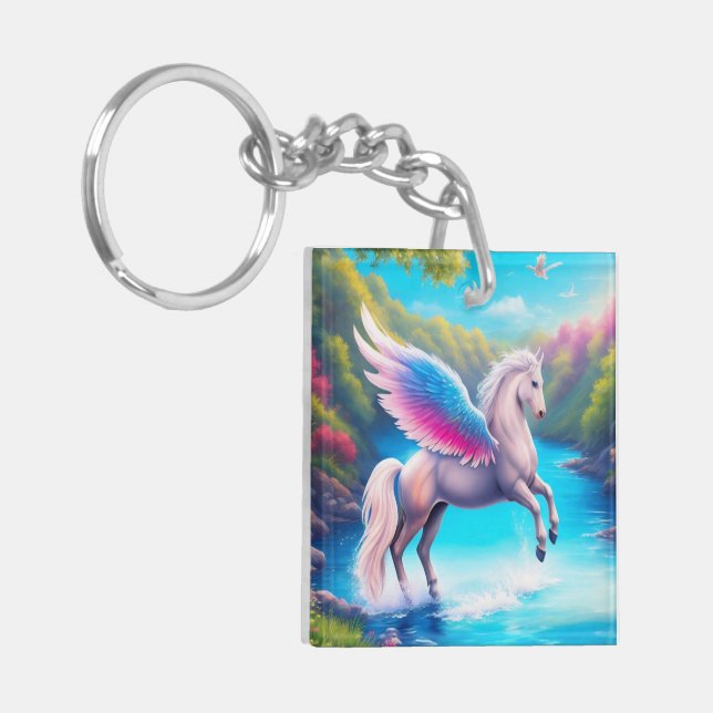 Porte-clefs Croyez En Le Merveilleux (Pegasus) (Devant gauche)