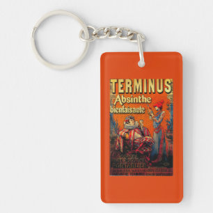 Porte-clefs Cru PosterEurope d'absinthe de terminus