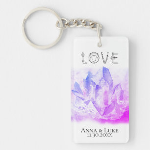 Porte-clefs *~* Crystals "AMOUR" Événements Mariage SWAG