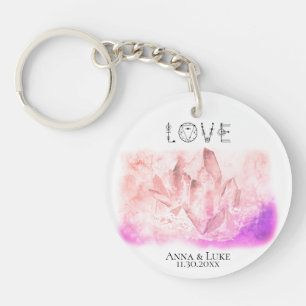 Porte-clefs *~* Crystals "AMOUR" Événements SWAG Mariages