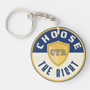 Porte-clefs CTR Choisissez le bon Porte - clé Baptême principa