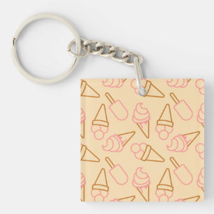 Porte-clefs Cuisine estivale avec contours de glace