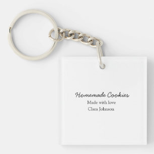 Porte-clefs Cuisiniers maison ajoutez votre texte nom personna