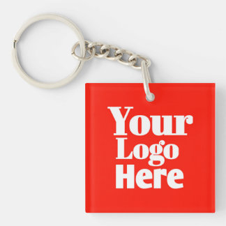 Porte-clefs Custom Business Logo Keychain