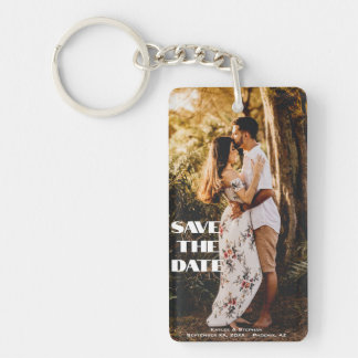 Porte-clefs Custom Create Personalized Photo Save The Date