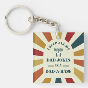 Porte-clefs Custom Funny Papa plaisante Fête des pères cadeau 