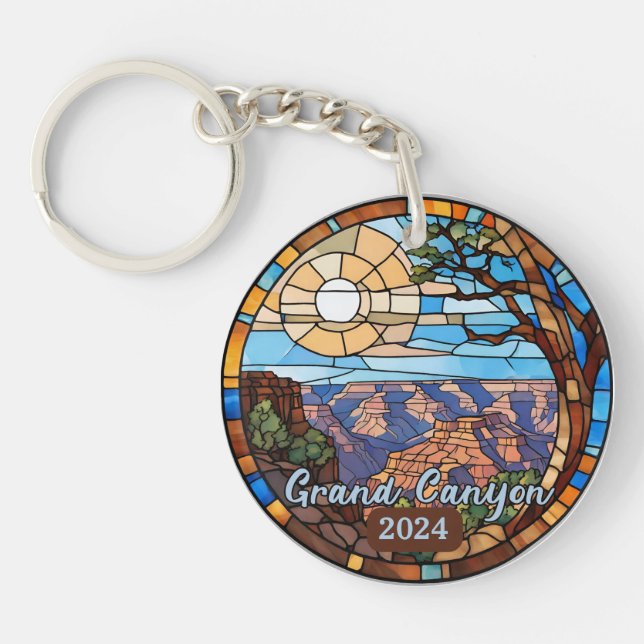 Porte-clefs Custom Grand Canyon Faux Stained Glass  (Devant)