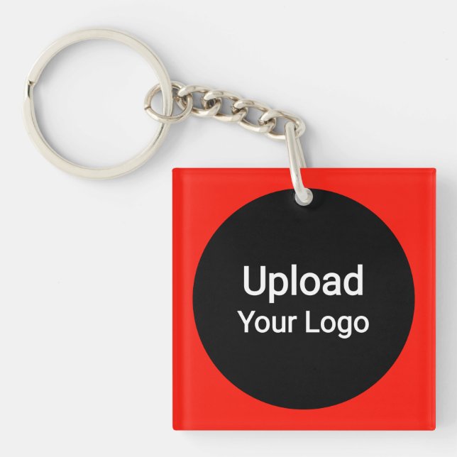 Porte-clefs Custom Logo Upload | Personalized Business (Devant)
