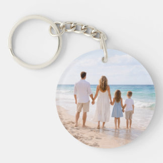 Porte-clefs Custom Personalized Family Photo