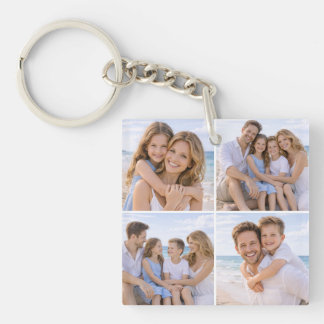 Porte-clefs Custom Personalized Family Photo