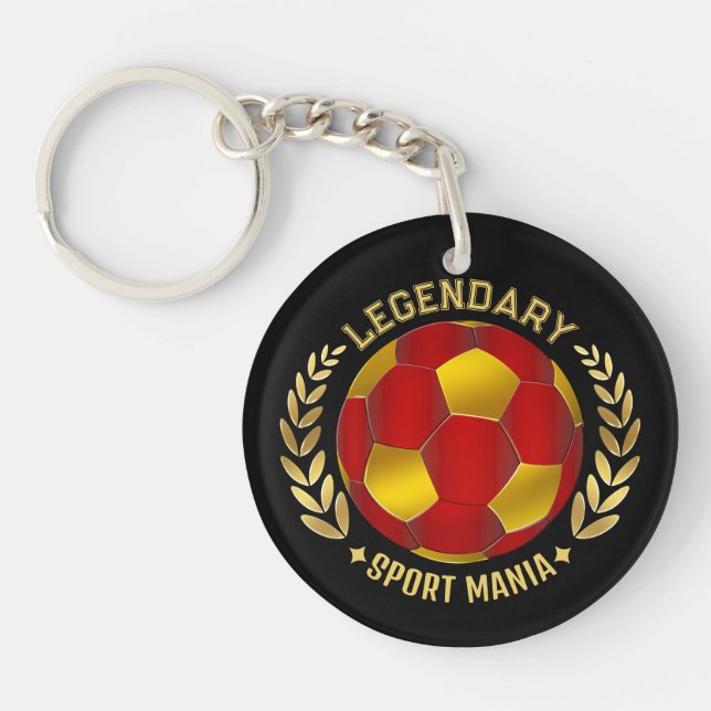 Porte-clefs Custom Soccer Logo (Devant)