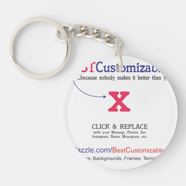 Porte-clefs Customisez-le ! (Devant)