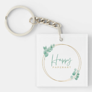 Porte-clefs customisez votre porte - clé de logo de l'entrepri