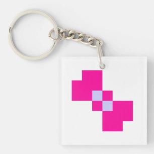 Porte-clefs Cute 8 bits Pixel Bow