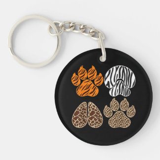 Porte-clefs Cute Animals Animal Print Design Adorable Wildlife
