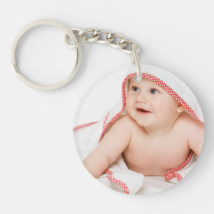 Porte-clefs Cute Baby Photo Premium