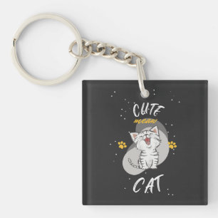 Porte-clefs CUTE CAT Porte - clé acrylique